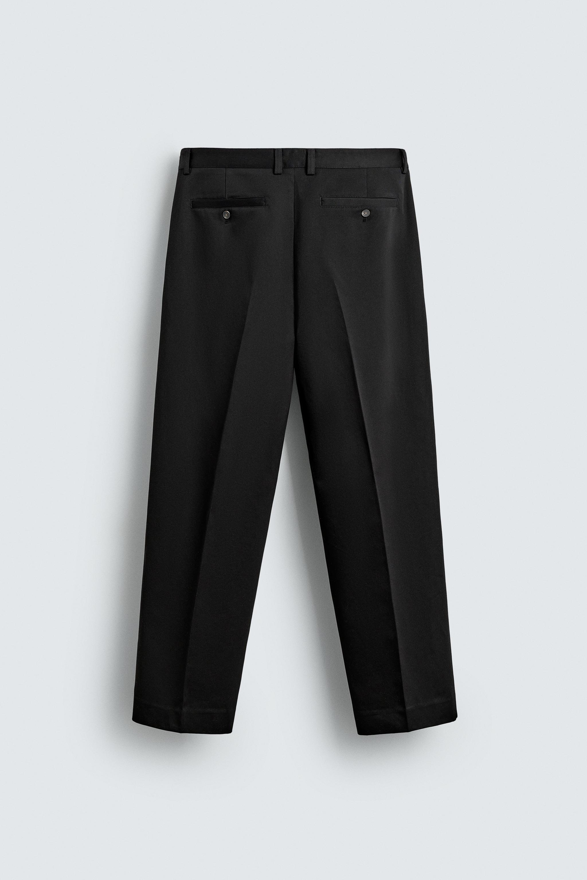 RELAXED FIT PLEATED PANTS AARON LEVINE X ZARA